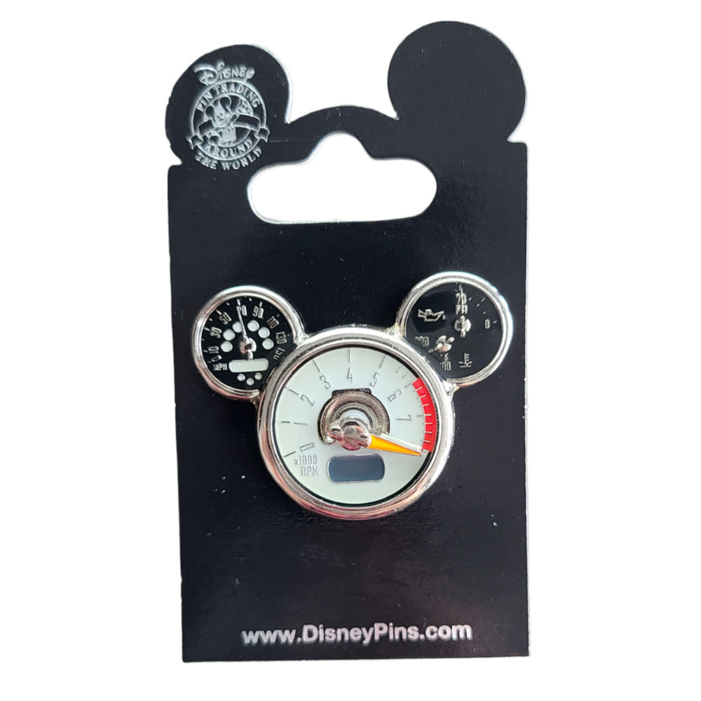 Disney Parks Pin Mouse Head‎ Tachometer Dashboard